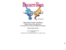 Tablet Screenshot of dancefun.com